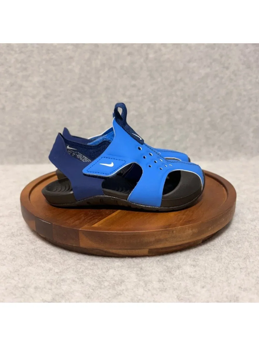 Nike Sandals Size 7 7C Baby Boy Toddler Sunray Protect 2 Blue - Picture 1 of 9
